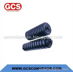 GCS mining conveyor impact roll/Buffer roller set suitable for coal mine transportation/Belt conveyor Images