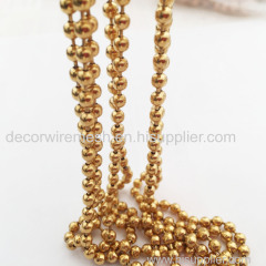 Decorative Golden metal bead curtains