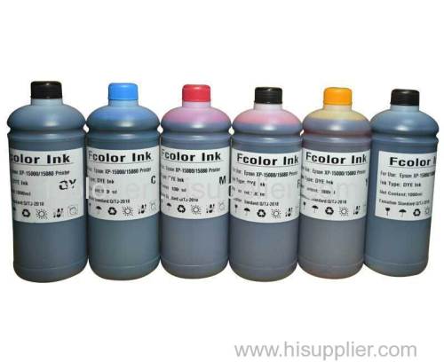High Quality Water Based Dye Ink for Epson XP 15000 Printer