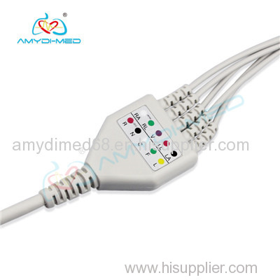 Datascope Compatible Direct-Connect ECG Cable