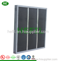 Washable Pre Filter Activated Carbon Flat Panel G3 Pre HEPA Air Filter