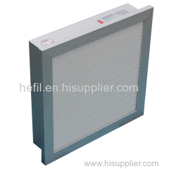 UL Certificated H14-U17 Mini Pleated Gel Seal HEPA&ULPA Media Air Filter Manufacturers for Pharmaceutical Cleanroom