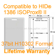 HID H10302 37bit Proximity Credentials