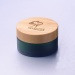 100g frosted glass jar with bamboo cap jars with bamboo lid