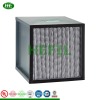 F8-H14 Galvanized Frame Deep Pleated Paper Separator HEPA Filter