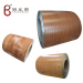 Wood grain PVC coated steel decorative pcm metal sheets for security door