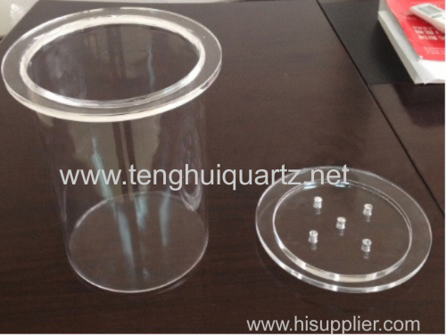 High temperature resistance Clear Quartz Crucible