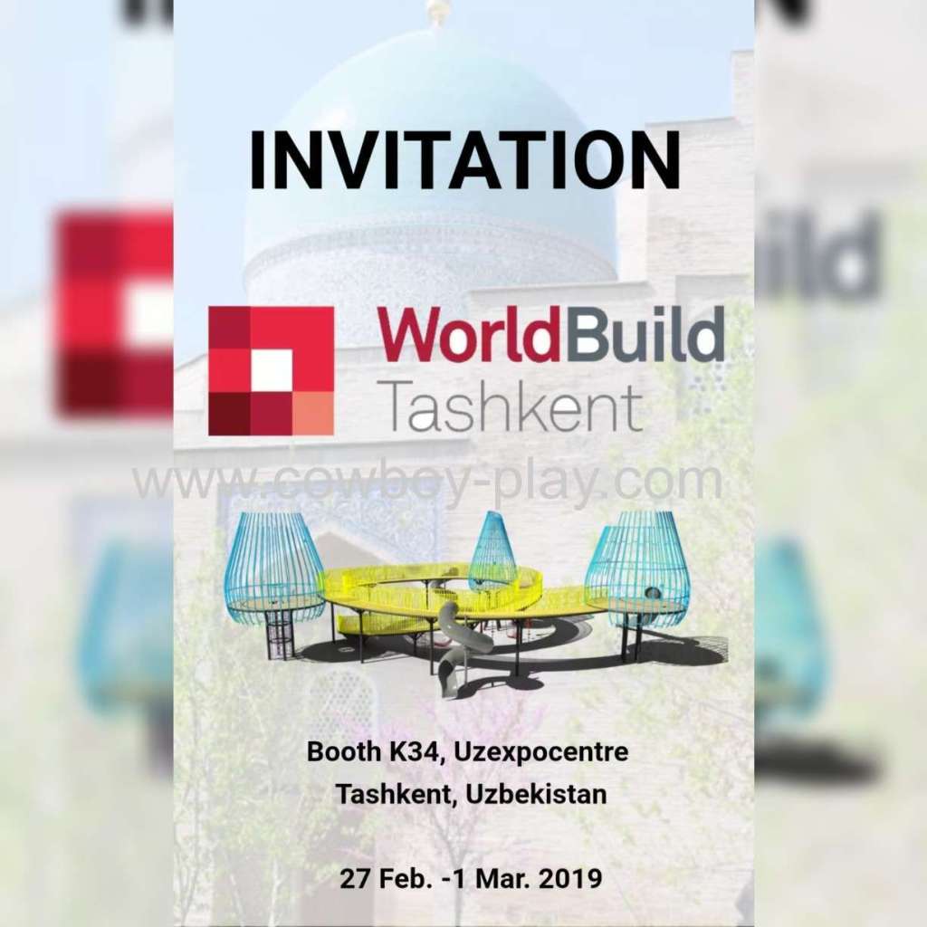 UzBuild Tashkent 2019 COWBOY Invitation Booth K34