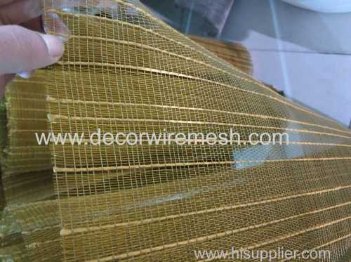 GS-01brass and h e m p rope woven mesh