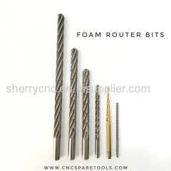 Long Foam Cutting End Mill Router Cutter Bits for EPS Foam Milling