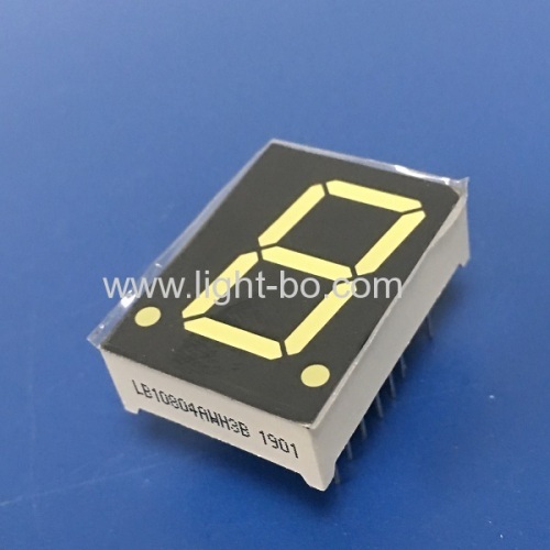 Ultra Briht White common anode 0.8 inch single digit 7 segment led display for EPI / Rate Screens