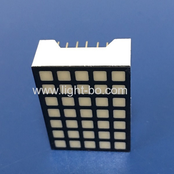 ultra weiße 14 Pins 1,1-Zoll-3,39 5 x 7 quadratische Punktmatrix-LED-Anzeige für Aufzugspositionsanzeige