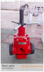 API 6A Wellhead Manual Mud Gate Valve