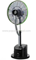 EC Misting Fan With Brushless Permanent Magnet EC motor Wifi Bluetooth Radio Frequency Remote Misting Pedestal Fan