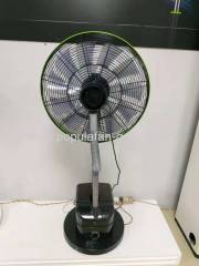 EC Misting Fan With Brushless Permanent Magnet EC motor Wifi Bluetooth Radio Frequency Remote Misting Pedestal Fan