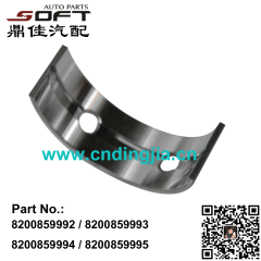 Crankshaft Main Bearing 8200859992 / 8200859993 / 8200859994 / 8200859995 For Renault 1.6 Clio / Laguna / Kangoo /Megane