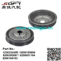 Crankshaft Pulley 123033245R / 8200185800 / 8200392697 / 8200051194 / 8200184103 For Renault Largus / Clio / Kangoo