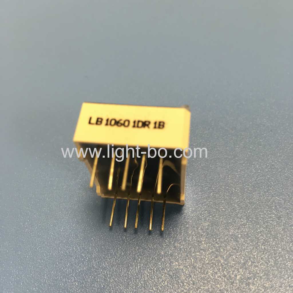 süper kırmızı 0.6" ortak katot tek haneli 7 segment led ekran dijital sayısal gösterge için