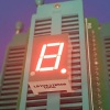 Super red 0.43inch common anode Single digit 7 segment led display for Instrument Panel