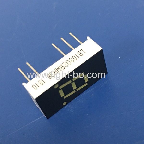 Ultra white 0.3inch single digit 7 segment led display common anode for electronic control boards