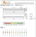 12 segment led bar; 12 segment light bar; multicolour led bar; led bar