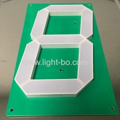 Customized 7inch Pure Green Large size 7 Segment LED Display for Wall Clock