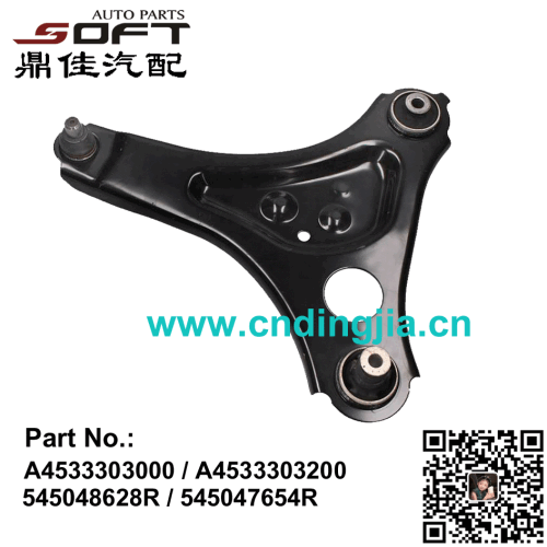 Control Arm Assy -FR LWR RH 545048628R / 545047654R / A4533303000 / A4533303200 For Renault Twingo III / Smart 453