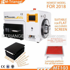 MT103: curved +flat screen+OCA laminating and debbule machine