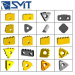 Indexable Carbide API threading Chasers for oil and gas industry