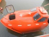 hot sale marine 5M 25P totally enclosed free fall lifeboat with gravity luffing arm davit