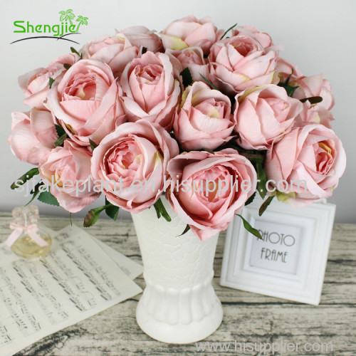 Artificial rose flower bouquet for wedding