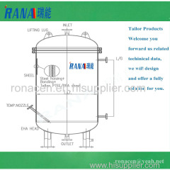 PTFE semiconductor ammonia storage tank High purity Fluoroplastic lining tank