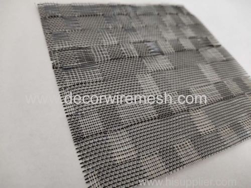 black woven mesh for glass lamination