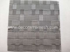 Black woven square glass lamination mesh