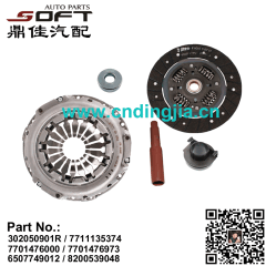 Clutch Kit 302050901R / 7711135374 / 7701476000 / 7701476973 / 6507749012 / 8200539048 For Renault Largus / Logan