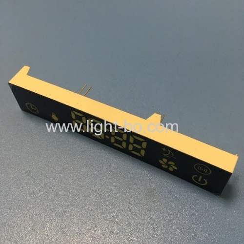 Customized ultra white 7 segment led display module for kitchen hood control