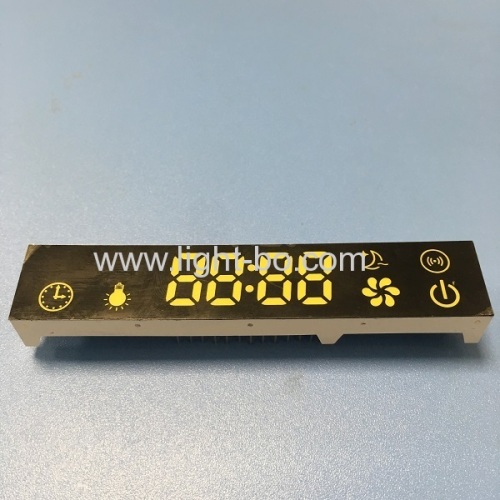 Customized ultra white 7 segment led display module for kitchen hood control