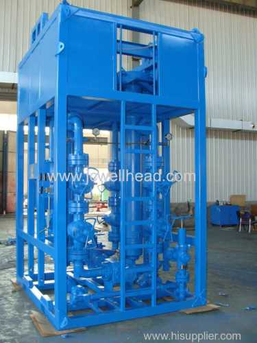 Well Testing Dual Port sand Filter Skid mounted API 6A