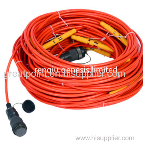 12 Channels /24 Channels Geophysical Survey Cable