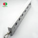 Standard 19" Horizontal Mount Power Strip 6 Ways IEC PDU With UK Plug