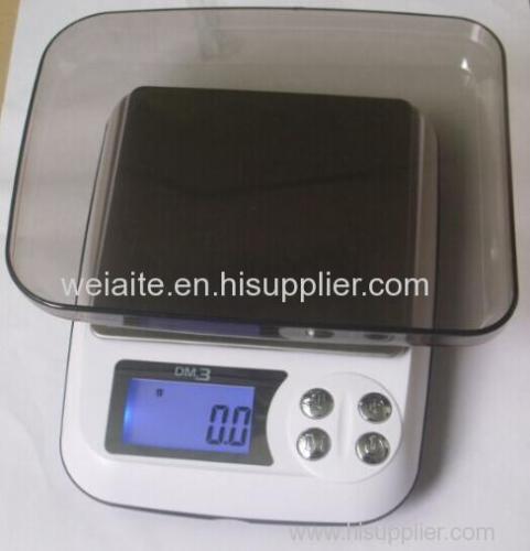 DM3 kitchen scale digital electronic scale food weighing balance scale