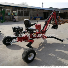 9hp mini 3 point hitch backhoe tractor;Tow Behind Backhoe;Dr backhoe