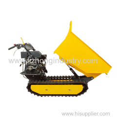 9hp 500kgs load capacity hydarulic tipping self-loading mini transporter