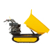 9hp 500kgs load capacity hydarulic tipping self-loading mini dumper