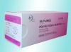 Synthetic Absorbable polyglycolic suture with needle