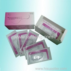 Synthetic Absorbable polyglycolic suture with needle