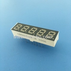 Super red 7mm 5 Digit 7 Segment LED Display common anode for temperature controller