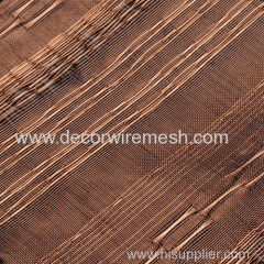 silver coated brass wire woven mesh textile