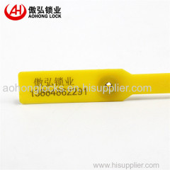 airline/luggage disposable security pull tight plastic seal