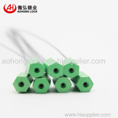 security seal number truck colorful and hexagonal cable seal